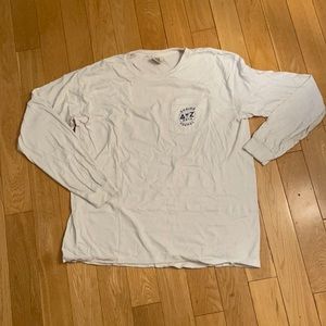 White long sleeve comfort colors T. DZ formal